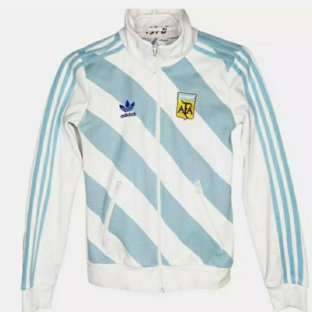 2010 adidas world cup argentina track jacket, xs.